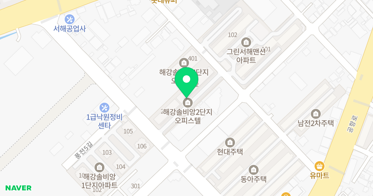 해강솔비앙 2단지 위치 지도 - 전북특별자치도 군산시 풍전4길 28