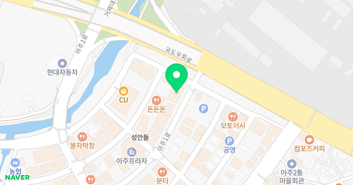 스타타워2차 위치 지도 - 경상남도 거제시 아주1로 8
