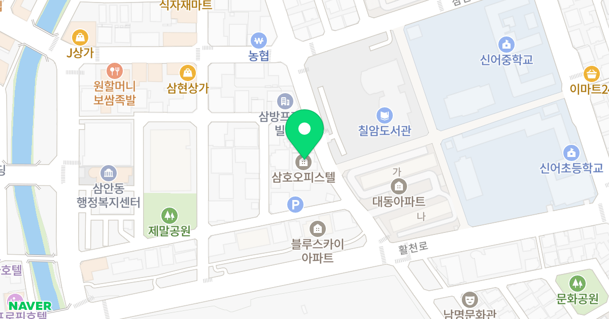 삼호오피스텔 위치 지도 - 경상남도 김해시 활천로285번길 9