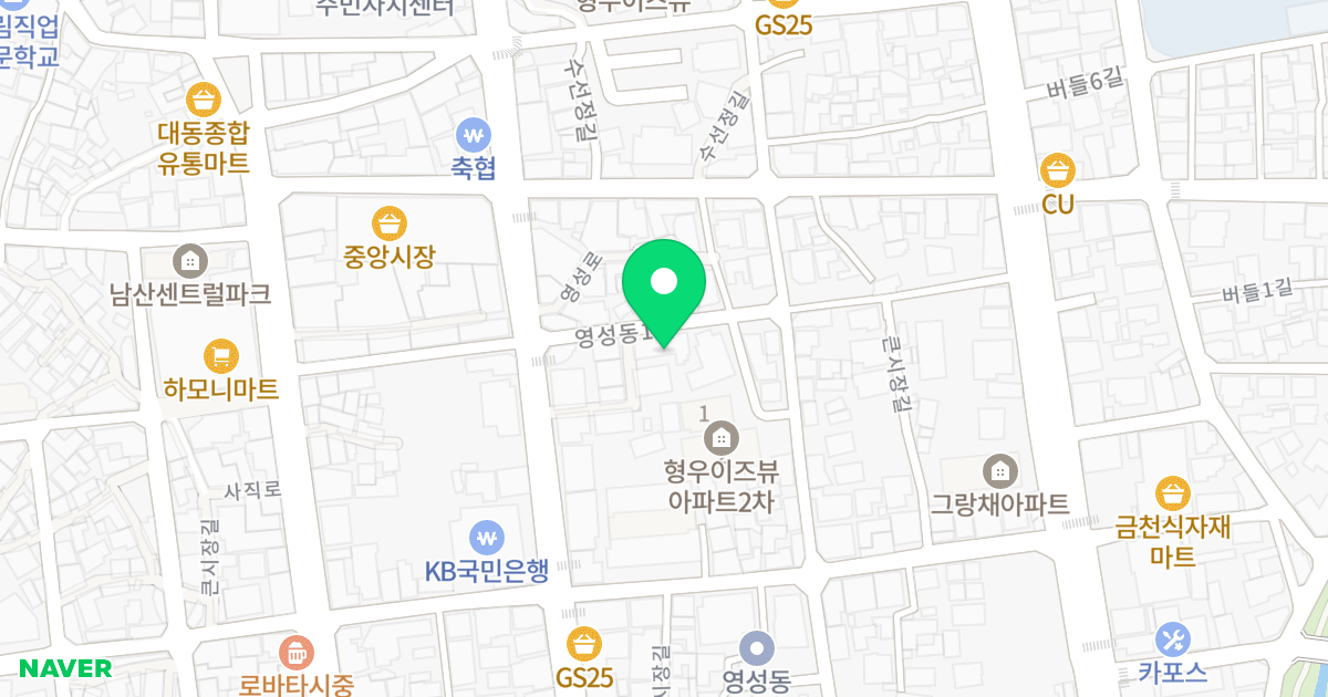 (47-2) 위치 지도 - 충청남도 천안시 동남구 영성동1길 6