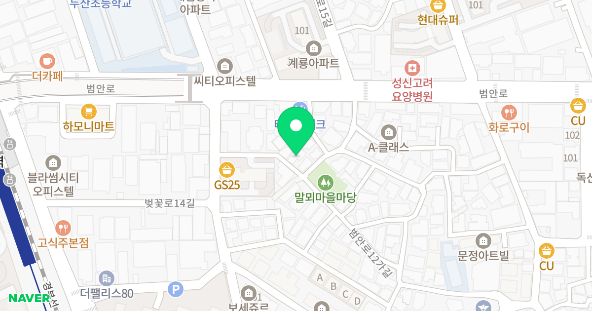 우진빌 위치 지도 - 서울특별시 금천구 범안로12가길 13
