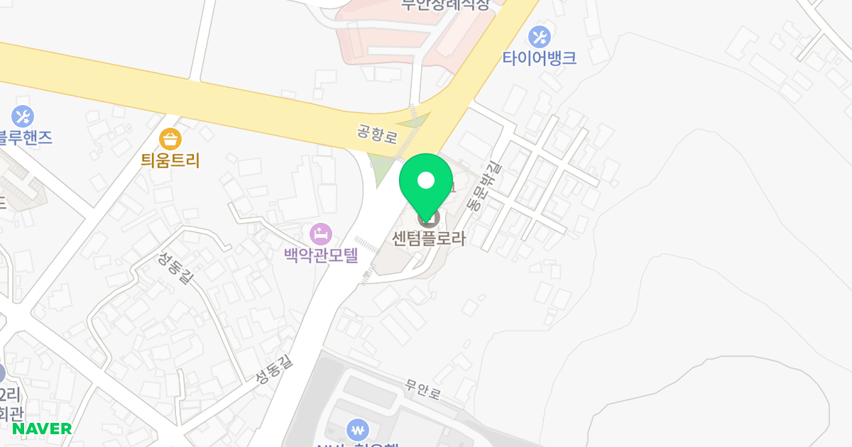 센텀 플로라 위치 지도 - 전라남도 무안군 무안읍 무안로 550