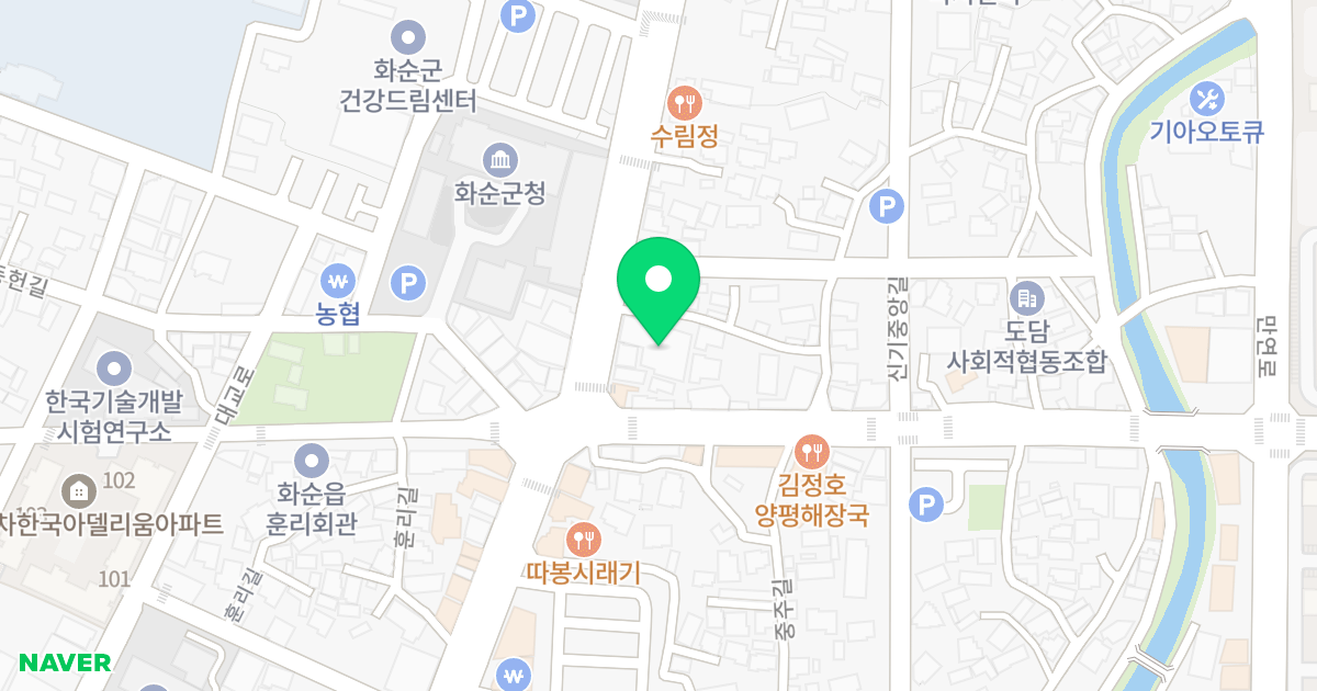이지오피스텔 위치 지도 - 전라남도 화순군 화순읍 진각로 144