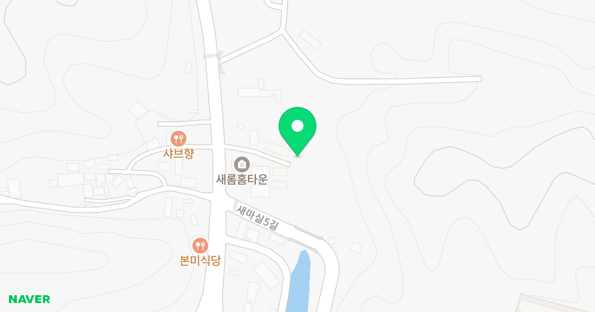 새롬홈타운 위치 지도 - 경상북도 울진군 울진읍