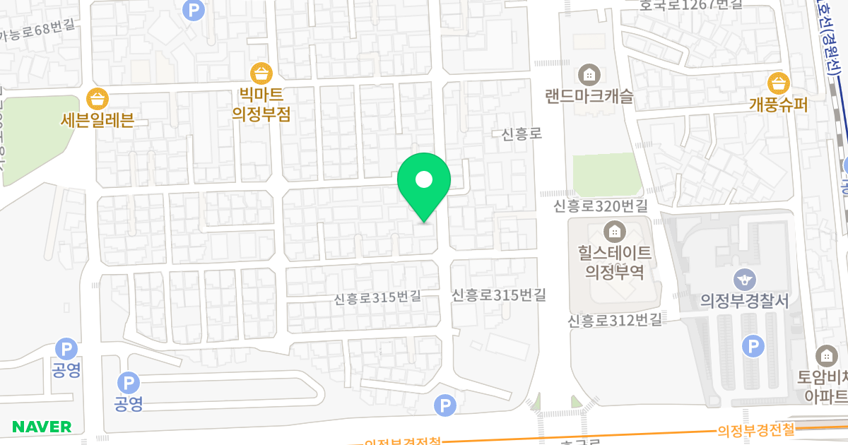 (410-8) 위치 지도 - 경기도 의정부시 가능로98번길 46
