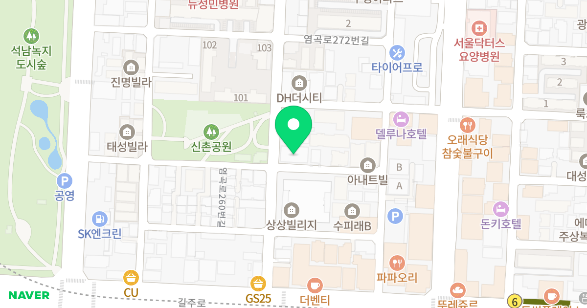어반스뷰2차 위치 지도 - 인천광역시 서구 길주로75번길 14