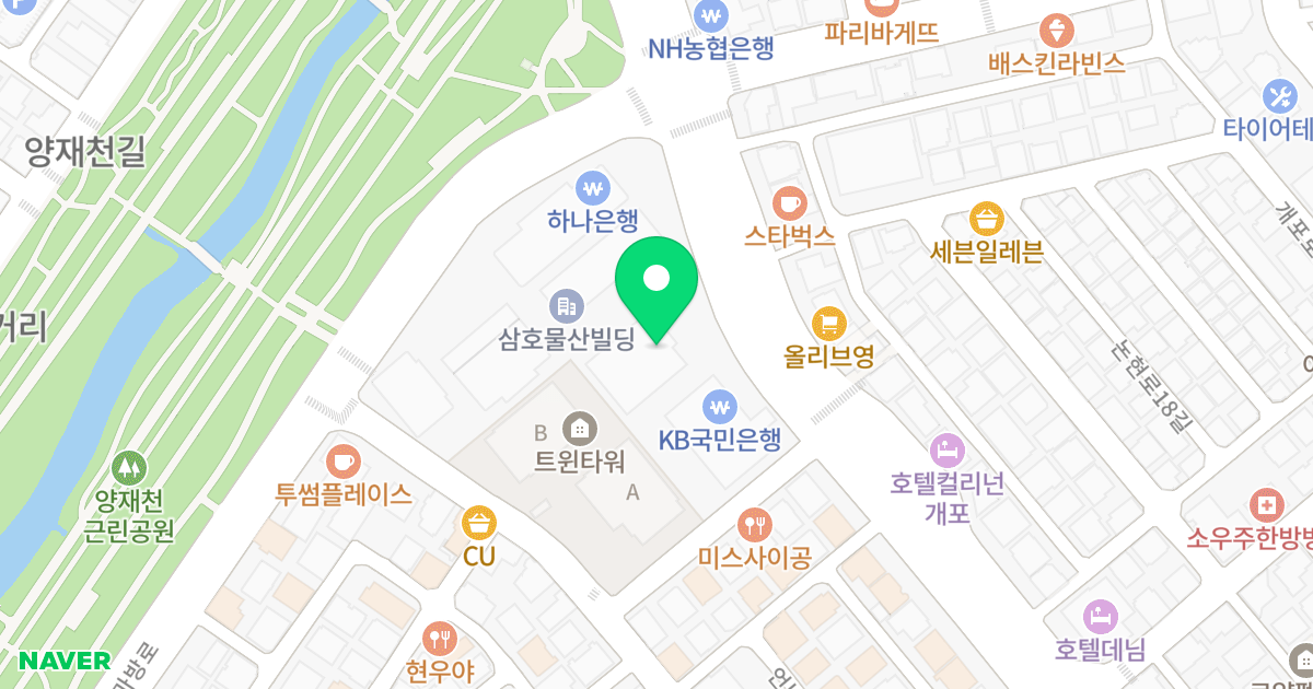 삼호물산빌딩 위치 지도 - 서울특별시 서초구 논현로 83