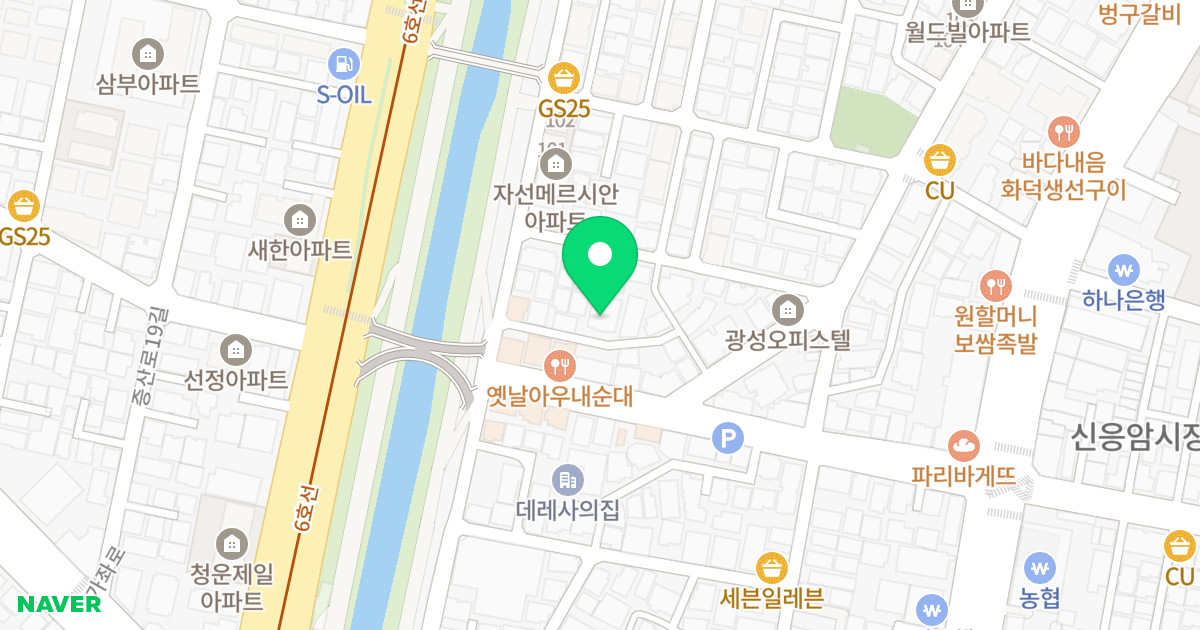 한힘주택 위치 지도 - 서울특별시 은평구 불광천길 462-11