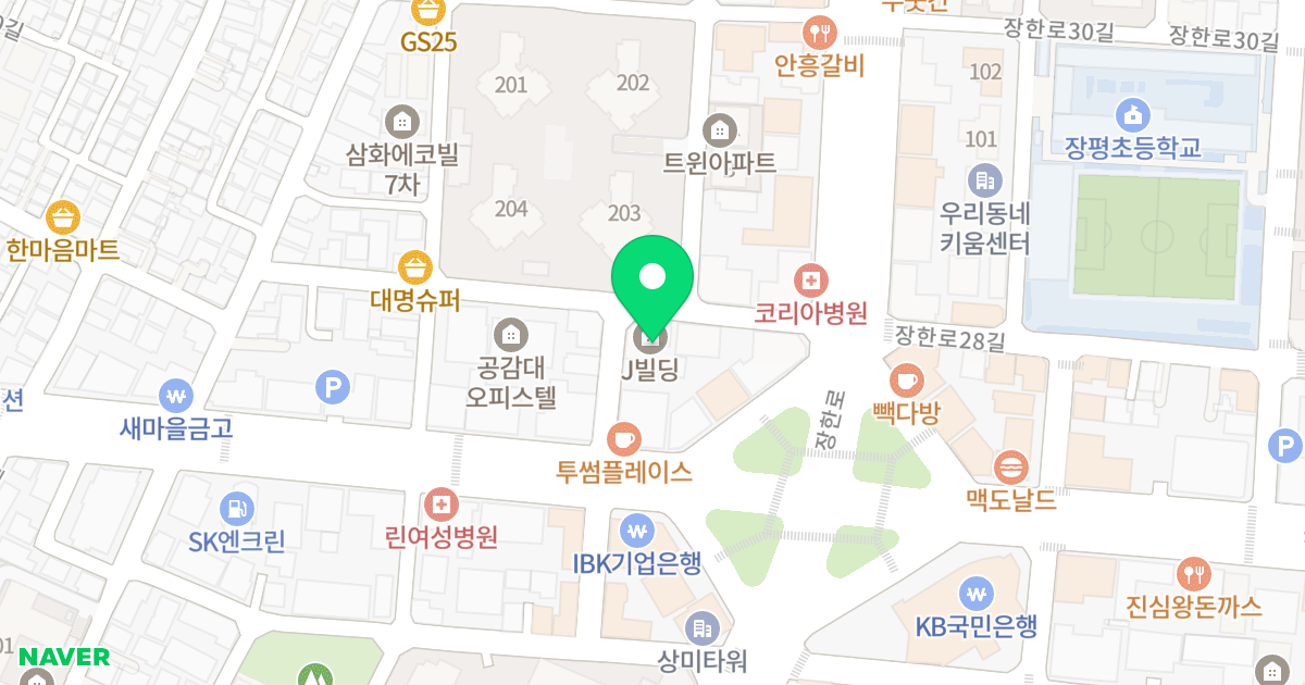 J빌딩 위치 지도 - 서울특별시 동대문구 답십리로 271-6