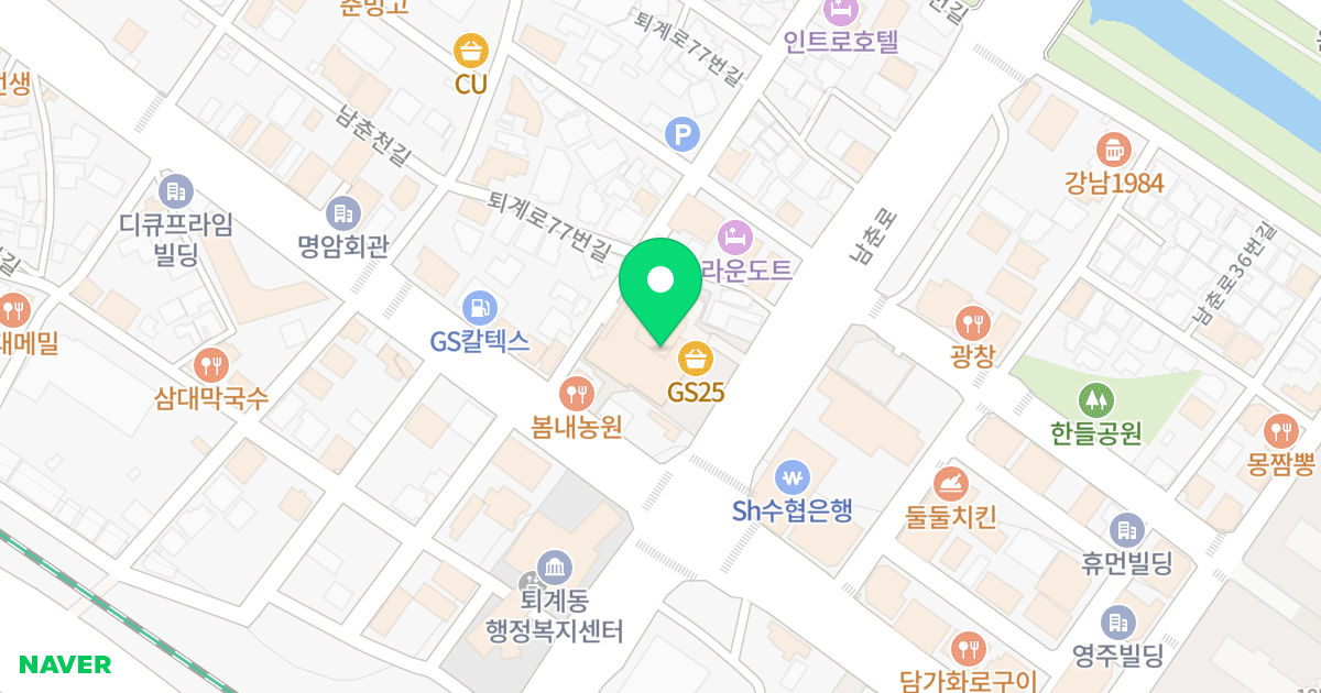 남춘천역 코아루웰라움타워 위치 지도 - 강원특별자치도 춘천시 남춘로 17