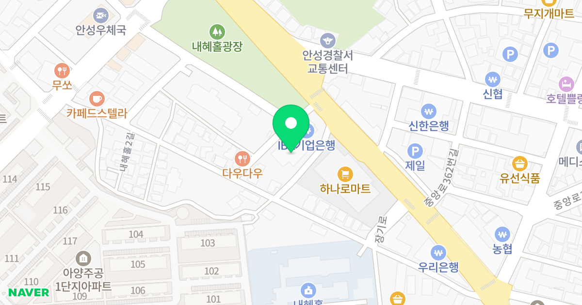 (270-24) 위치 지도 - 경기도 안성시 장기로 8
