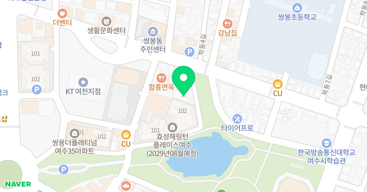 (76-3) 위치 지도 - 전라남도 여수시 흥국로 32-6