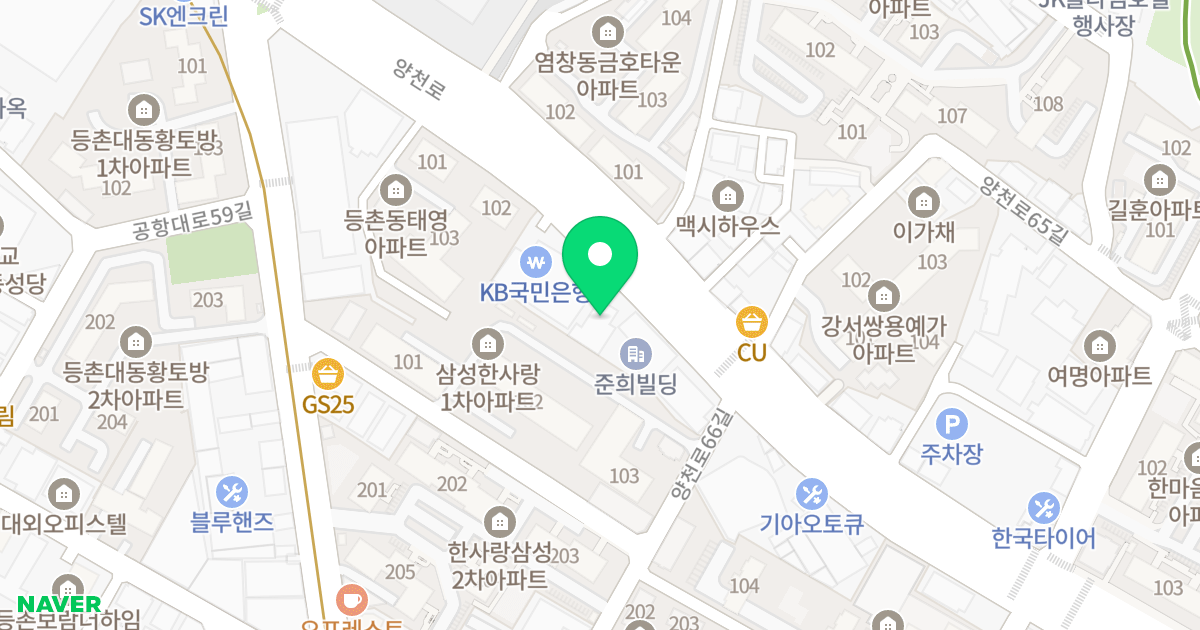 월드파크뷰 위치 지도 - 서울특별시 강서구 양천로 602