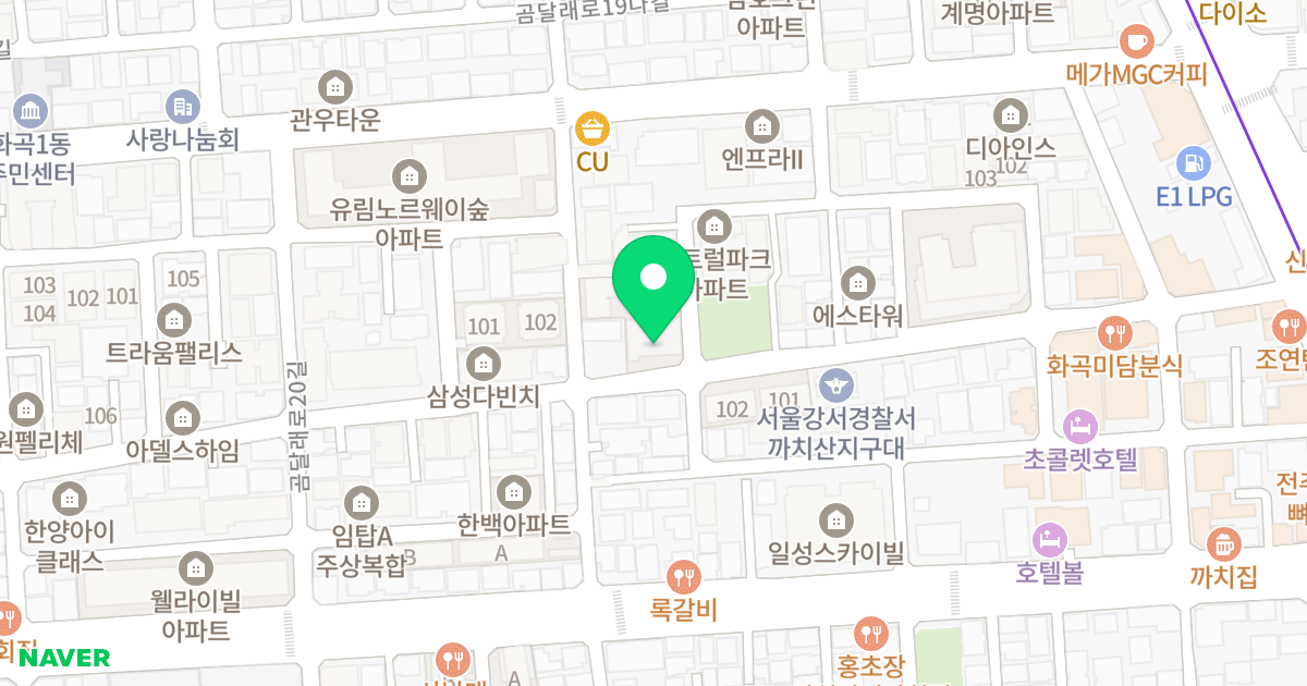 (918-15) 위치 지도 - 서울특별시 강서구 강서로7길 52-3