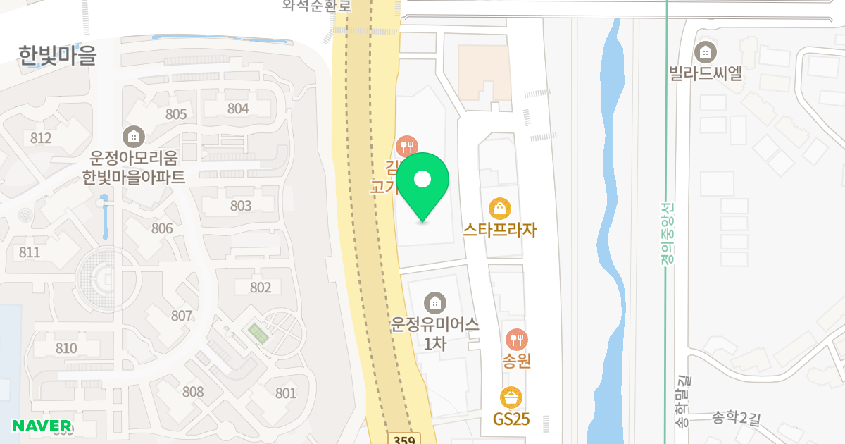 이든시티 위치 지도 - 경기도 파주시 경의로 1024
