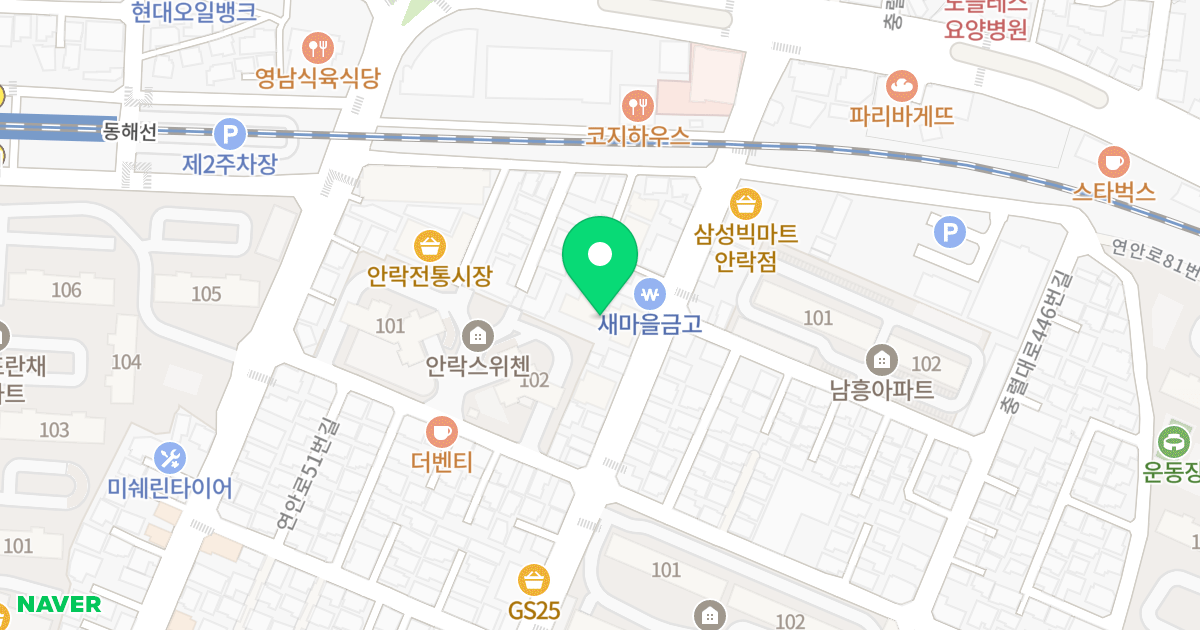 (603-12) 위치 지도 - 부산광역시 동래구