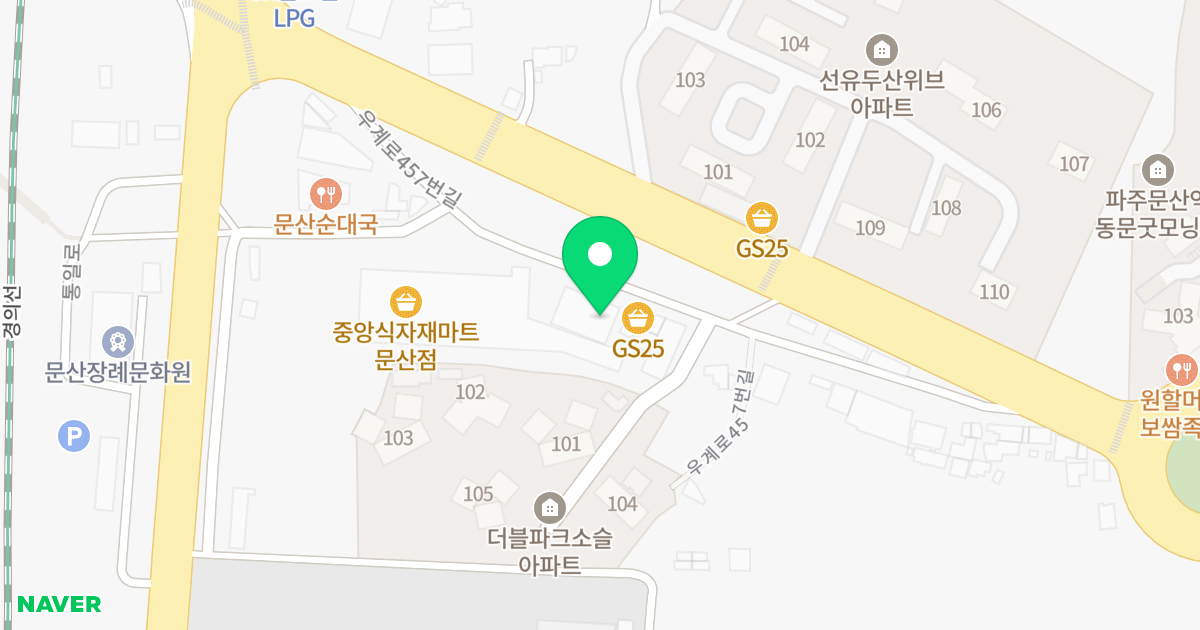 (663-2) 위치 지도 - 경기도 파주시 문산읍 우계로457번길 41