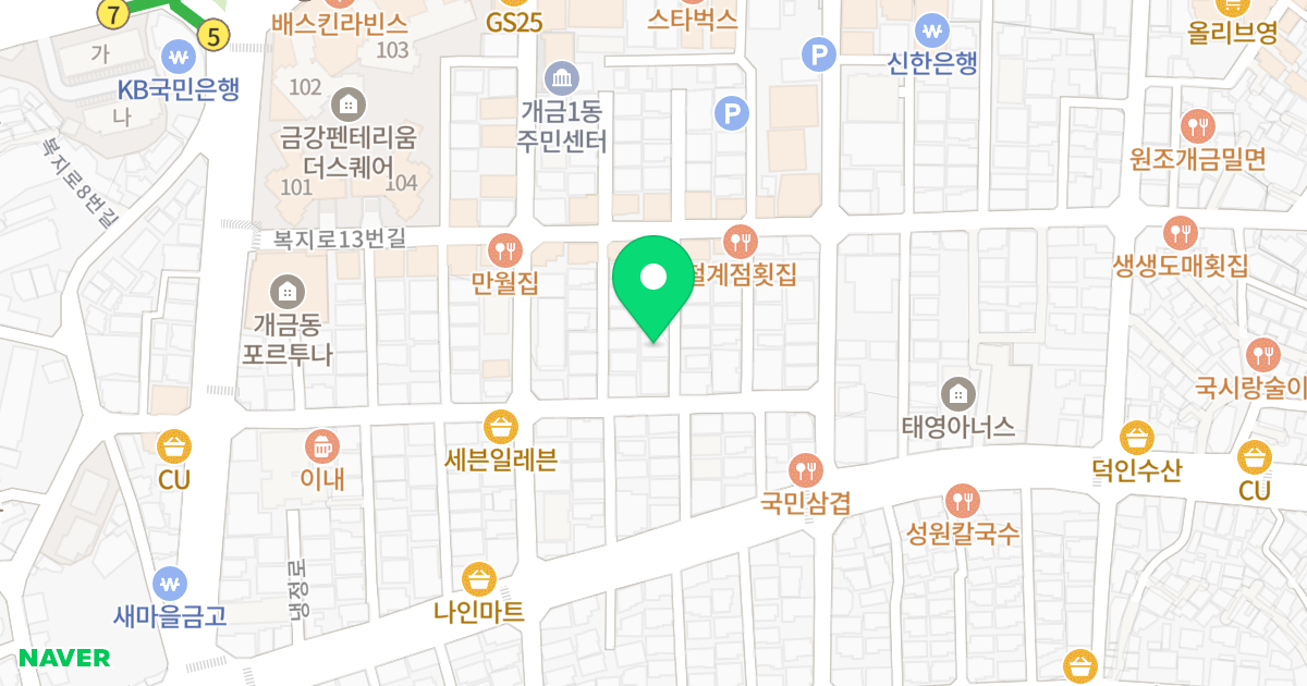 대동레미안5 위치 지도 - 부산광역시 부산진구 복지로21번길 39-5