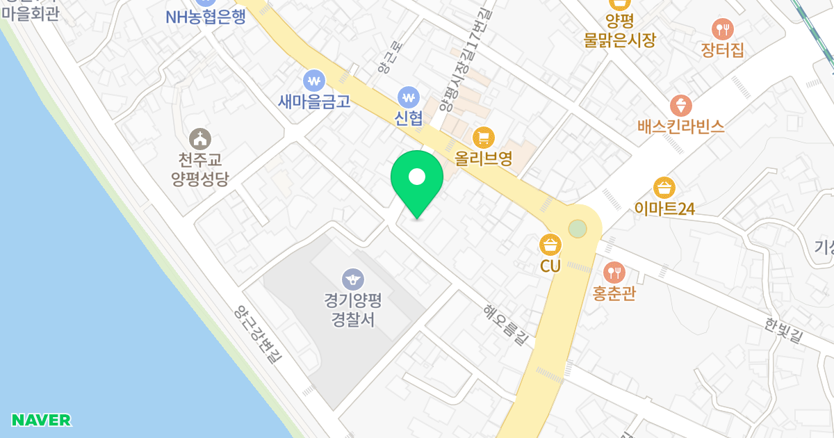 루온토스투디오 오피스텔 위치 지도 - 경기도 양평군 양평읍 해오름길 14
