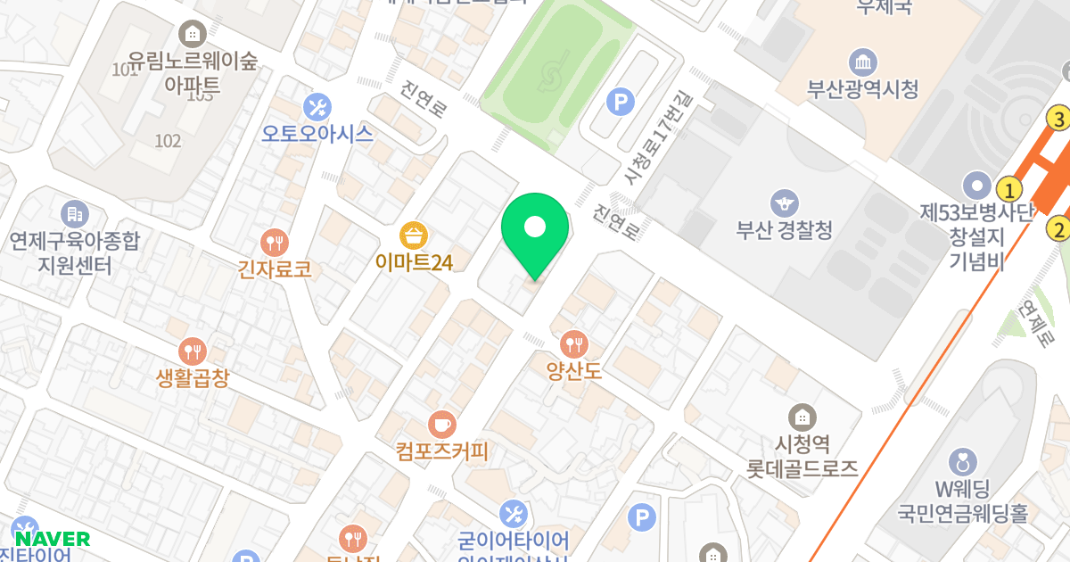 (184-4) 위치 지도 - 부산광역시 부산진구 동평로405번길 125