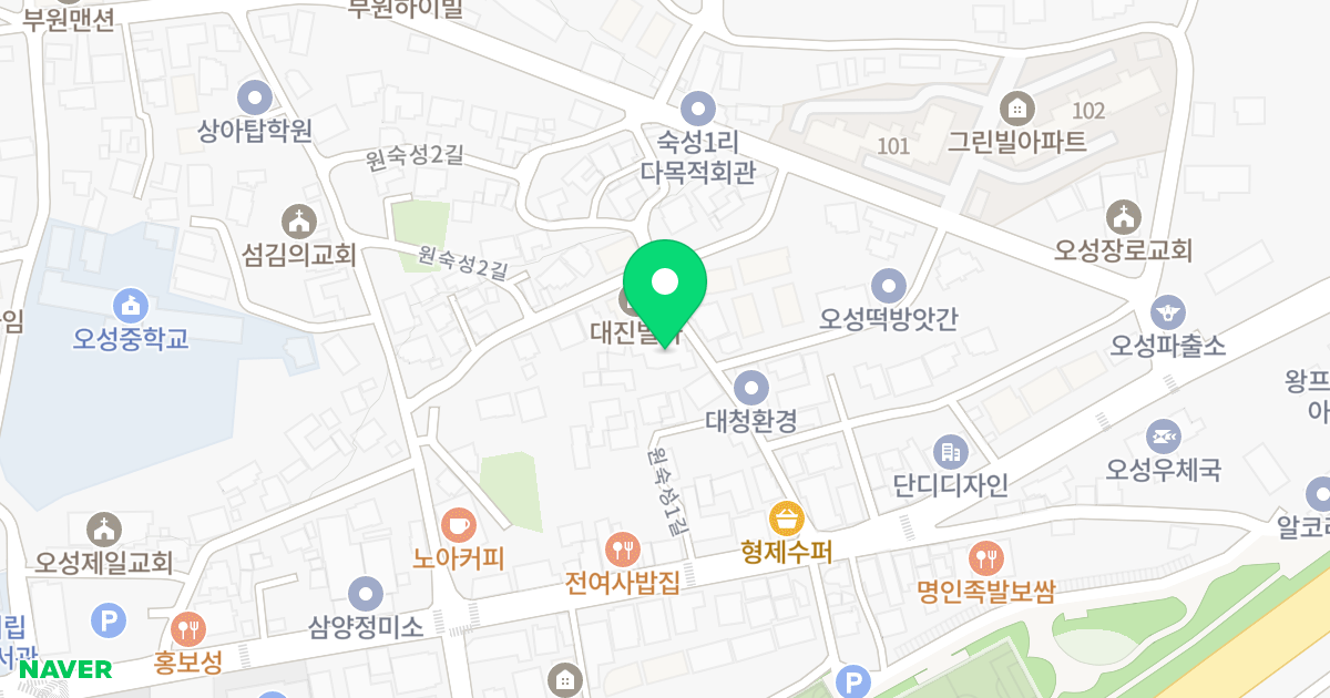 주건축물제1동 위치 지도 - 경기도 평택시 오성면 원숙성1길 32
