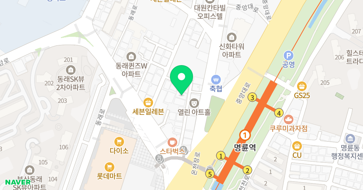 (473-19) 위치 지도 - 부산광역시 동래구 동래로 27-15