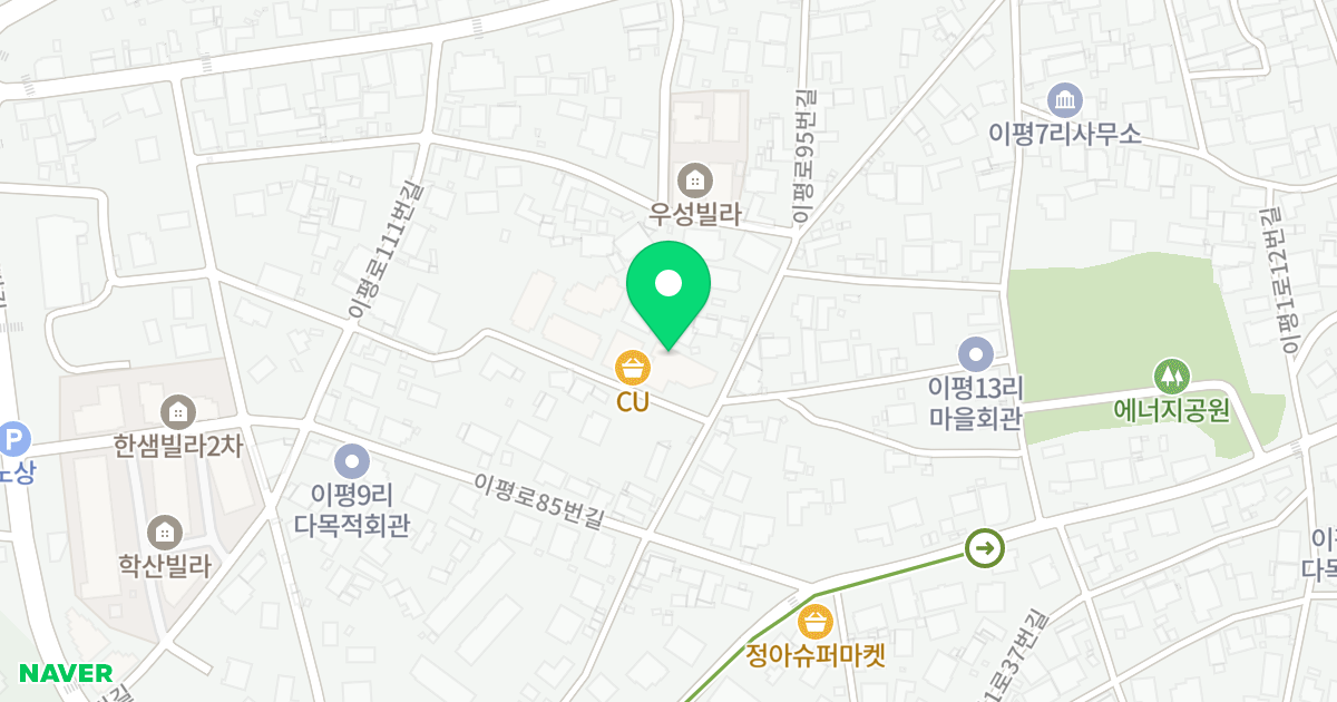 동송팰리스 위치 지도 - 강원특별자치도 철원군 동송읍 이평로85번길 28-2