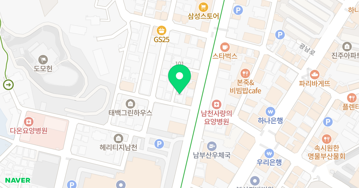 디아이하우스 위치 지도 - 부산광역시 수영구 수영로451번길 6
