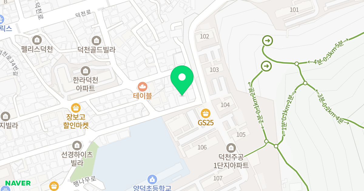 동서빌라 위치 지도 - 부산광역시 북구 모분재로23번길 113