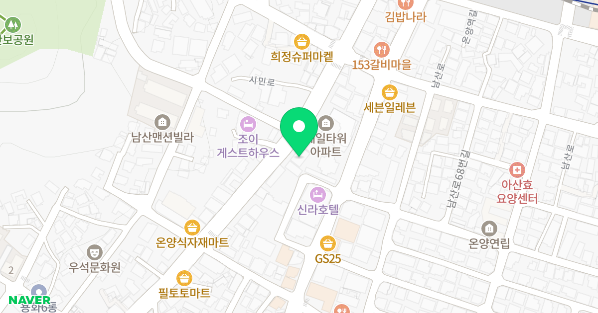 1동(194-7) 위치 지도 - 충청남도 아산시 시민로 342-1