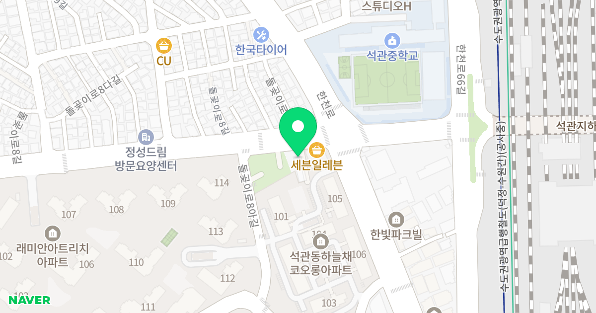더 샵팰리스 위치 지도 - 서울특별시 성북구 돌곶이로8길 74