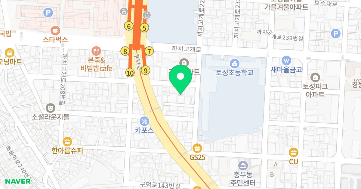 토성세영엘리츠 위치 지도 - 부산광역시 서구 구덕로 164-12