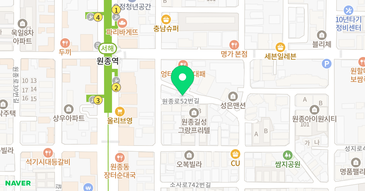 더존그랑시아 위치 지도 - 경기도 부천시 오정구