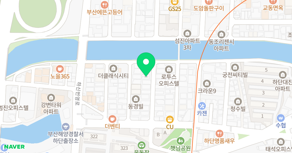 그린힐 위치 지도 - 부산광역시 사하구 동매로15번길 17