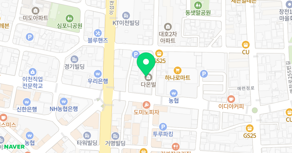 1동(457-19) 위치 지도 - 경기도 이천시 영창로227번길 5