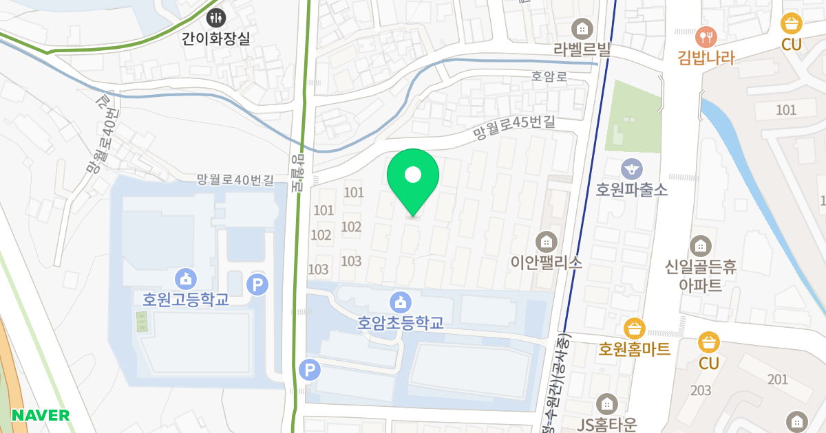 클래스원 2차 위치 지도 - 경기도 의정부시
