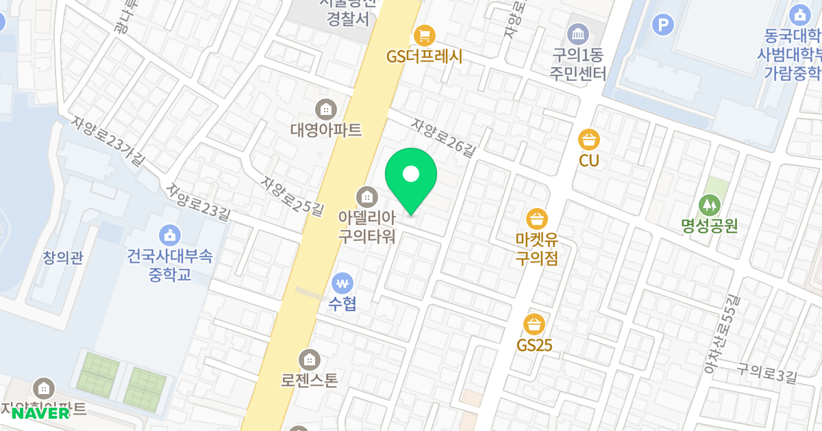 하우트빌 위치 지도 - 서울특별시 광진구 자양로 154-9