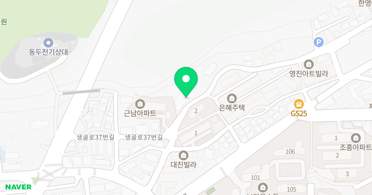 (403-3) 위치 지도 - 경기도 동두천시 못골로49번길 90