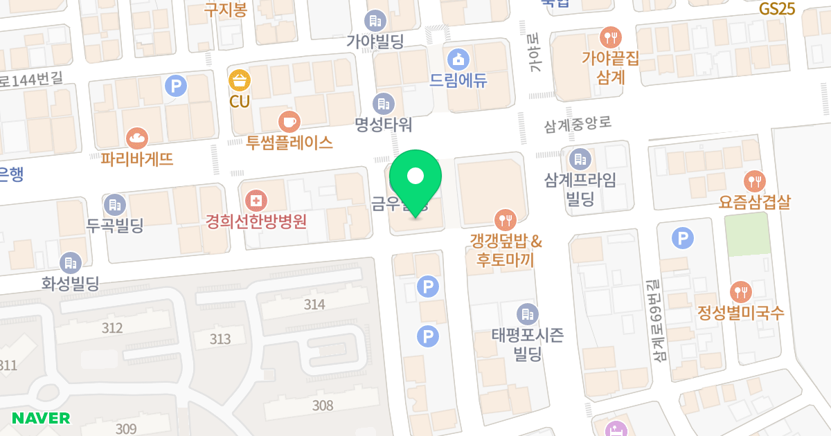 탑클라우드 위치 지도 - 경상남도 김해시 해반천로130번길 33