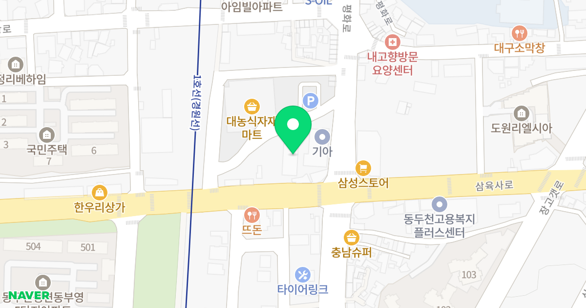 (732-16) 위치 지도 - 경기도 동두천시 평화로 2373