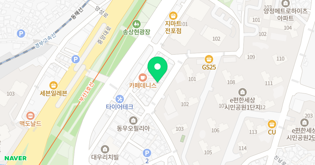 더샵골드6 위치 지도 - 부산광역시 부산진구 전포대로300번길 49