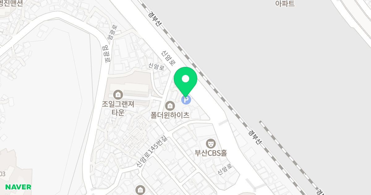 (1106-3) 위치 지도 - 부산광역시 부산진구 신암로 151-1