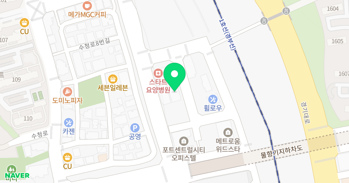 자이에코빌 위치 지도 - 경기도 오산시 청학로 266-12