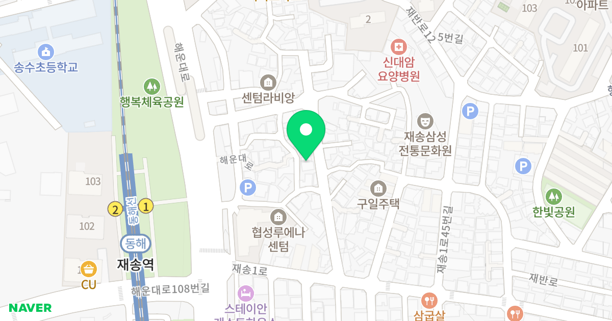 정원센텀스카이 위치 지도 - 부산광역시 해운대구 해운대로91번길 32