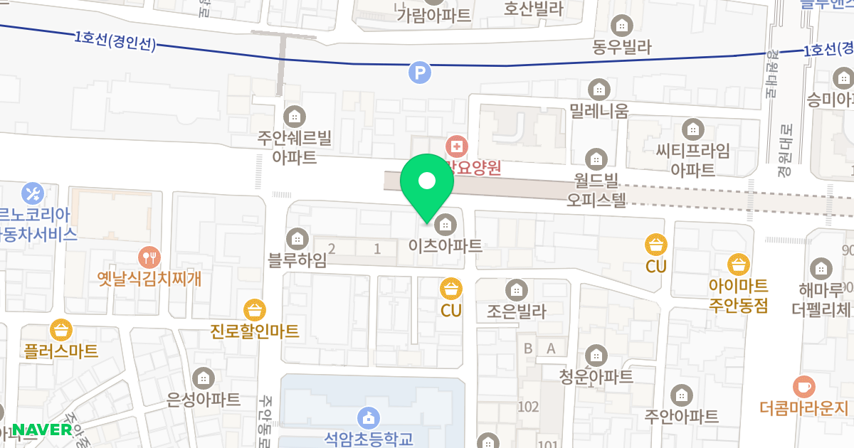 이츠 아파트 위치 지도 - 인천광역시 미추홀구 경원대로897번길 40