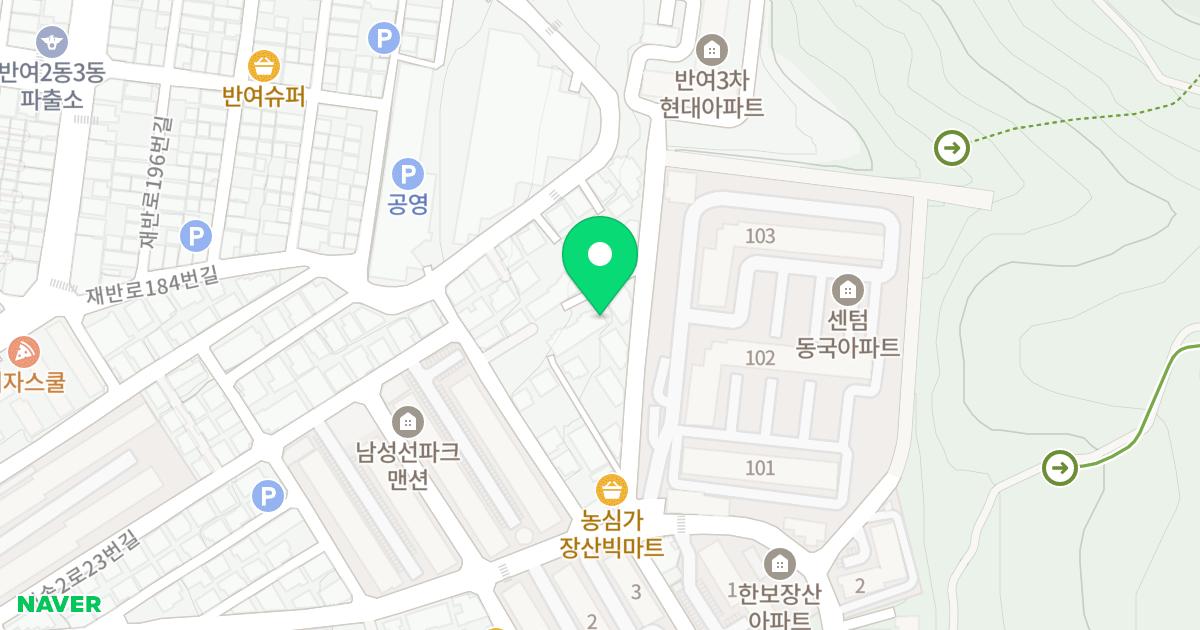 재송센텀뷰 위치 지도 - 부산광역시 해운대구