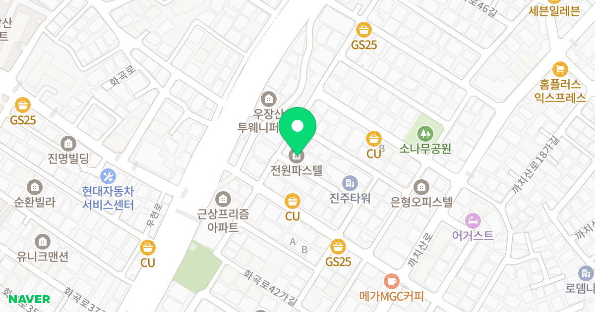 (24-576) 위치 지도 - 서울특별시 강서구 화곡로42나길 6-3