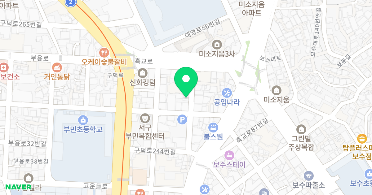 웰컴하우스 위치 지도 - 부산광역시 서구 흑교로105번길 12