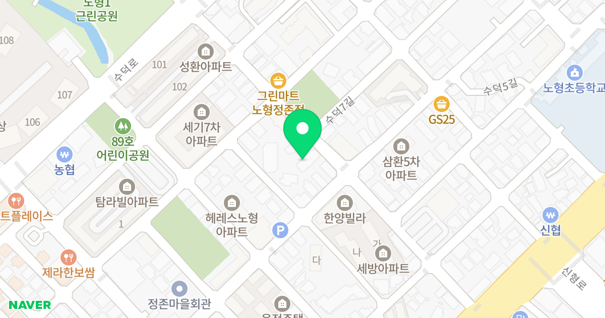 (2525-8) 위치 지도 - 제주특별자치도 제주시 정존5길 23