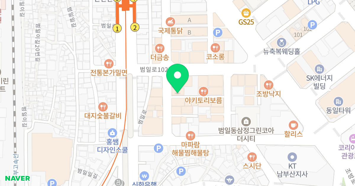 범일 우리에 위치 지도 - 부산광역시 동구 조방로49번길 23